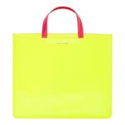 Super Fluo Tote Tas Comme des Garçons , Yellow , Dames