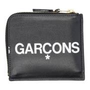 Logo Ritsportemonnee Comme des Garçons , Black , Dames