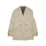 Stoffige Grijze Blazer Acne Studios , Gray , Dames