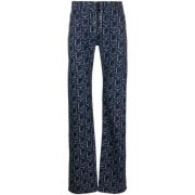 Blauwe Monogram Swarovski Crystal Jeans Ludovic de Saint Sernin , Blue...