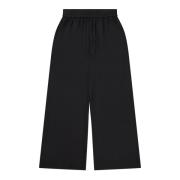Wide Trousers Munthe , Black , Dames