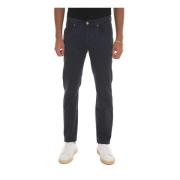 Slim Fit 5-Pocket Broek Jeckerson , Blue , Heren