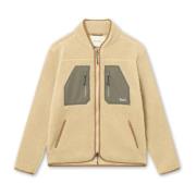 Faux Fur Shearling Jackets Forét , Beige , Heren