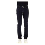 Denim Jeans met Sartoriale Details Jacob Cohën , Blue , Heren