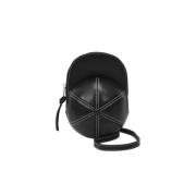 Cap Bag - Leren Schoudertassen JW Anderson , Black , Dames