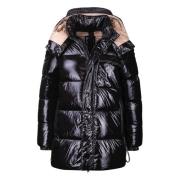 Down Jackets Montereggi , Black , Dames