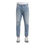 Straight Jeans Icon Denim , Blue , Heren