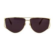 Moderne Aviator Zonnebril met Zwarte Lenzen Retrosuperfuture , Yellow ...