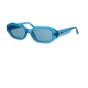 The Attico X Linda Farrow Irene Zonnebril The Attico , Blue , Unisex