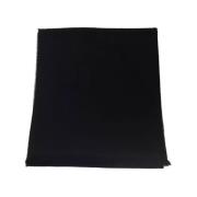 Zwarte Wollen Sjaal met Logo Philipp Plein , Black , Unisex