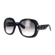 Moderne ronde zonnebril met Cannage-motief Dior , Black , Dames