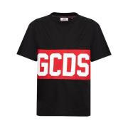Logo T-shirt Gcds , Black , Heren