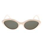 Stijlvolle zonnebril met 57mm lens Celine , Beige , Unisex