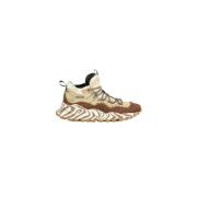 Stijlvolle Morican Sneakers voor Vrouwen Flower Mountain , Beige , Dam...