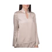 Zijden blouse Gran Sasso , Beige , Dames