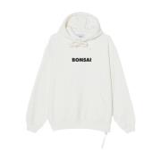 Klassieke Logo Oversized Hoodie Bonsai , White , Heren