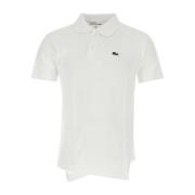 Witte Piquet Polo Shirt Comme des Garçons , White , Heren