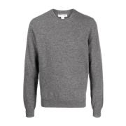 Grijze Wol Pullover Trui Comme des Garçons , Gray , Heren