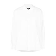 Witte Logo Boyfriend Shirt A.p.c. , White , Dames