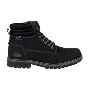 Lace-up Boots GAS , Black , Heren