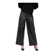 Wijde broek Silvian Heach , Black , Dames