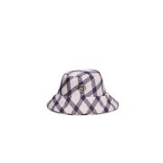 Gewatteerde Nylon Cloche Hoed Liu Jo , White , Dames