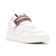 Witte Leren Sneakers Bally , White , Dames