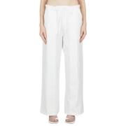 Trousers Christopher Esber , White , Dames