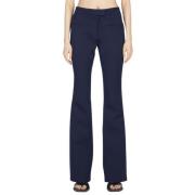 Moderne Twill Broek Courrèges , Blue , Dames