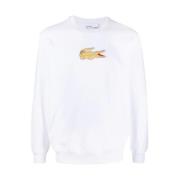 Witte Logo Sweatshirt van Lacoste Comme des Garçons , White , Heren