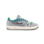 Sneaker Leer Petrol Grijs Enterprise Japan , Gray , Heren