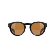 Stijlvolle zwarte zonnebril voor heren Eyewear by David Beckham , Blac...