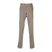 Slim Fit Gemengde Katoenen Broek PT Torino , Beige , Heren