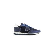 Donkerblauwe Cordura Trpx Sneakers Philippe Model , Blue , Heren