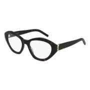 Moderne vrouwelijke SL M60 Sparse bril Saint Laurent , Black , Dames