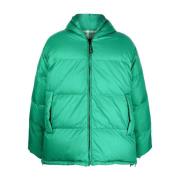 Groene Omkeerbare Gewatteerde Hoodiejas Marni , Green , Heren