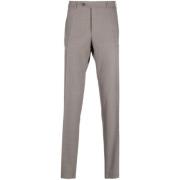 Stretch-Wollen Broek, Drop 6 Canali , Beige , Heren