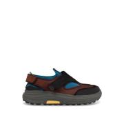 Bruine en Blauwe Slip-on Sandalen Suicoke , Brown , Heren