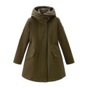 Lange Militaire 3in1 Dons Parka Woolrich , Green , Dames
