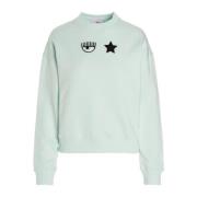 Sweatshirt Hoodies Chiara Ferragni Collection , Blue , Dames