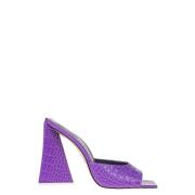 Leren Muiltje The Attico , Purple , Dames