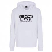 Nieuwe hoodie met Ea7-print Emporio Armani EA7 , White , Heren