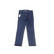 Blauwe Katoenen Chino Jeans met Logo Borduursel Jacob Cohën , Blue , H...