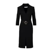 Midi -jurken Simona Corsellini , Black , Dames