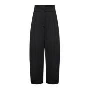 Wijde broek Diane Von Furstenberg , Black , Dames