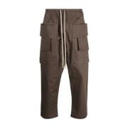 Grijze Drkshdw Broek met Trekkoord in de Taille Rick Owens , Gray , He...