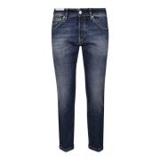 Reggae Comfortabele Stretch Denim Jeans PT Torino , Blue , Heren