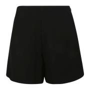 Uitlopende shorts met hoge taille MVP wardrobe , Black , Dames