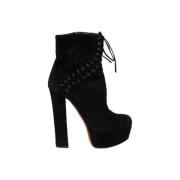 Pre-owned Suede boots Alaïa Pre-owned , Black , Dames