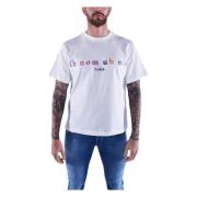 Regenboog Logo T-Shirt IH NOM UH NIT , White , Heren